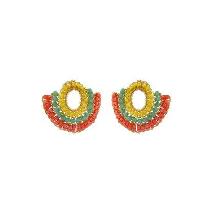 Summer Vibe Mix Hailee Handmade Crochet Earrings
