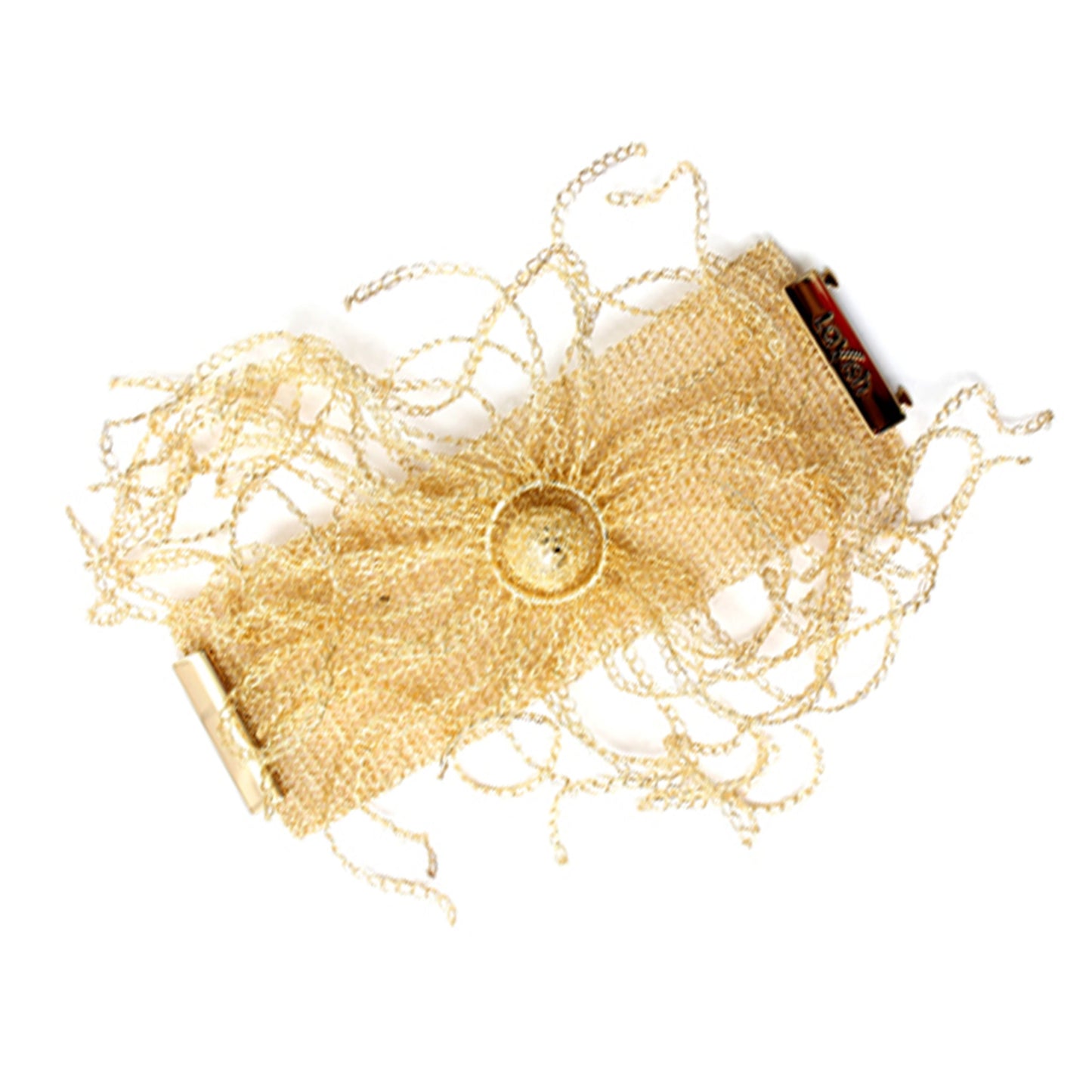 All Gold Sunny Handmade Crochet Bracelet