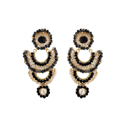 Black Mix Penelope Handmade Earrings