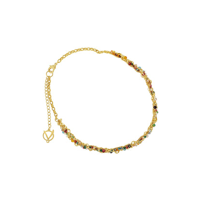 Multi & Gold Hera Handmade Necklace