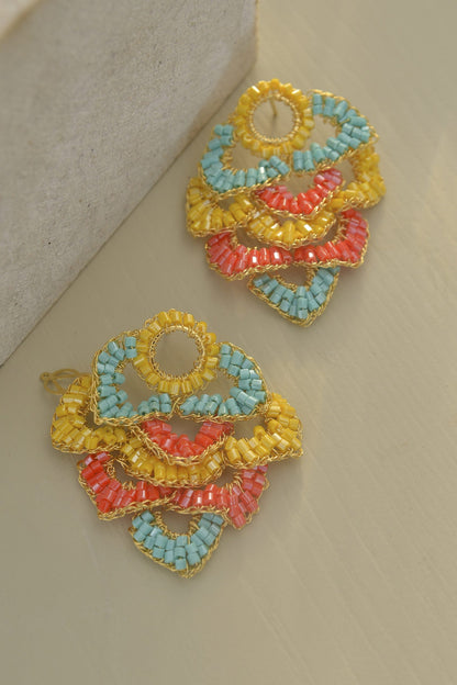 Summer Vibe Mix Mermaid Handmade Earrings