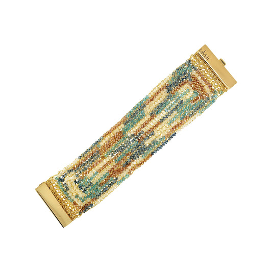 Seafoam Blue Mix Signature Handmade Crochet Bracelet