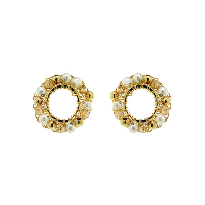 Golden Mix Molly Handmade Crochet Earrings