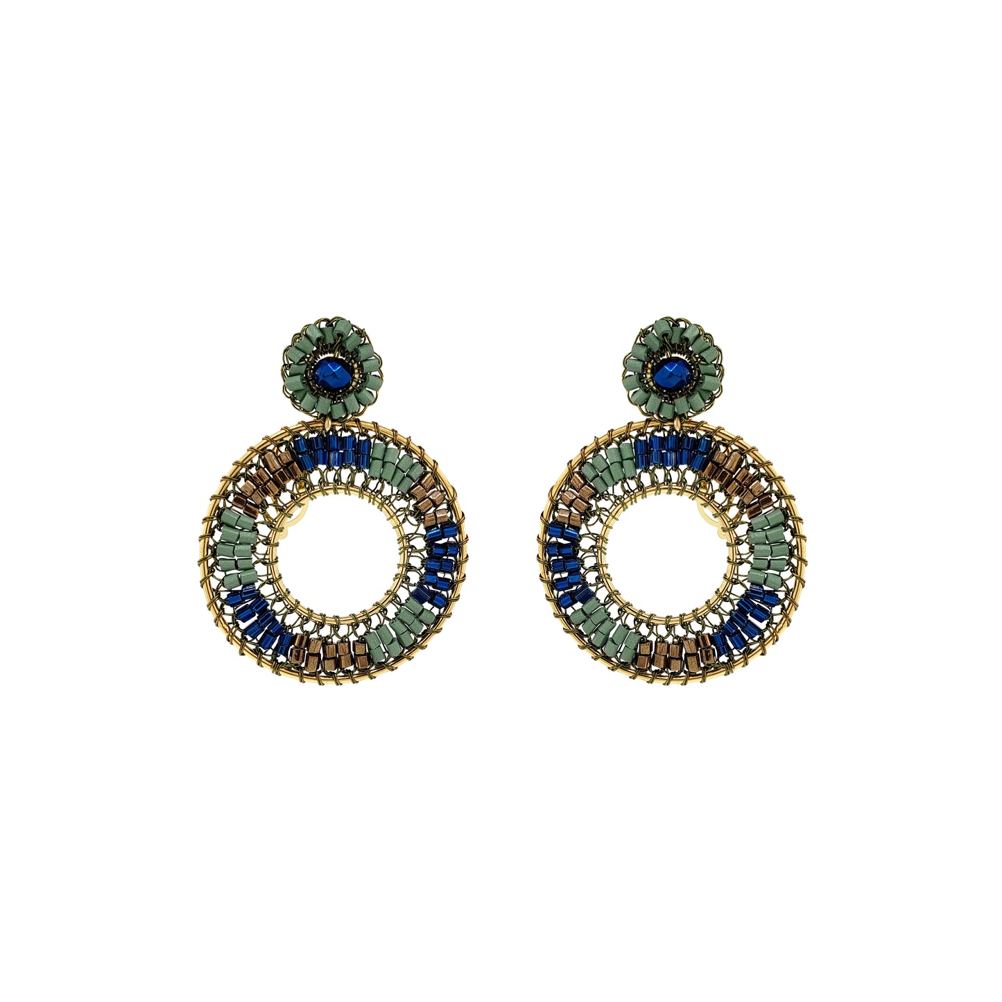 Riviera Mix Rhaya Handmade Earrings