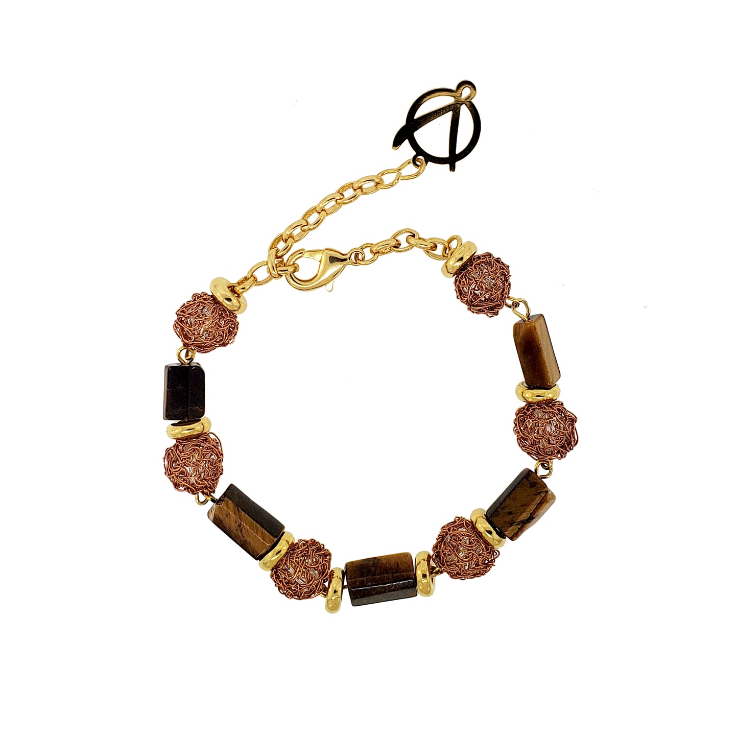 Mocha Mix Nara Handmade Crochet Bracelet