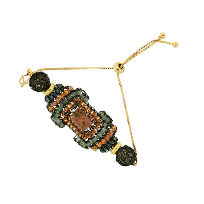 Unakita Mix Nara Maxi Handmade Crochet Bracelet