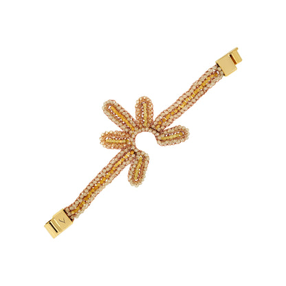 Butter Yellow Mix Solara Handmade Crochet Bracelet