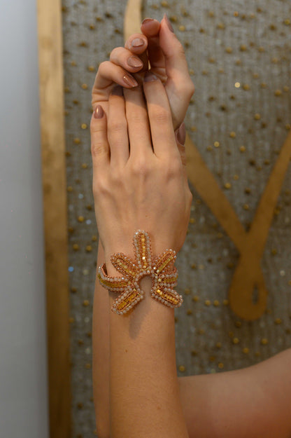 Teal Mix Solara Handmade Crochet Bracelet