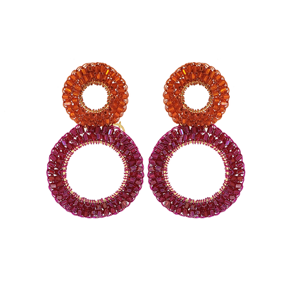 Neon Mix Nyx Handmade Crochet Earrings