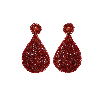 Red Aria Handmade Earrings