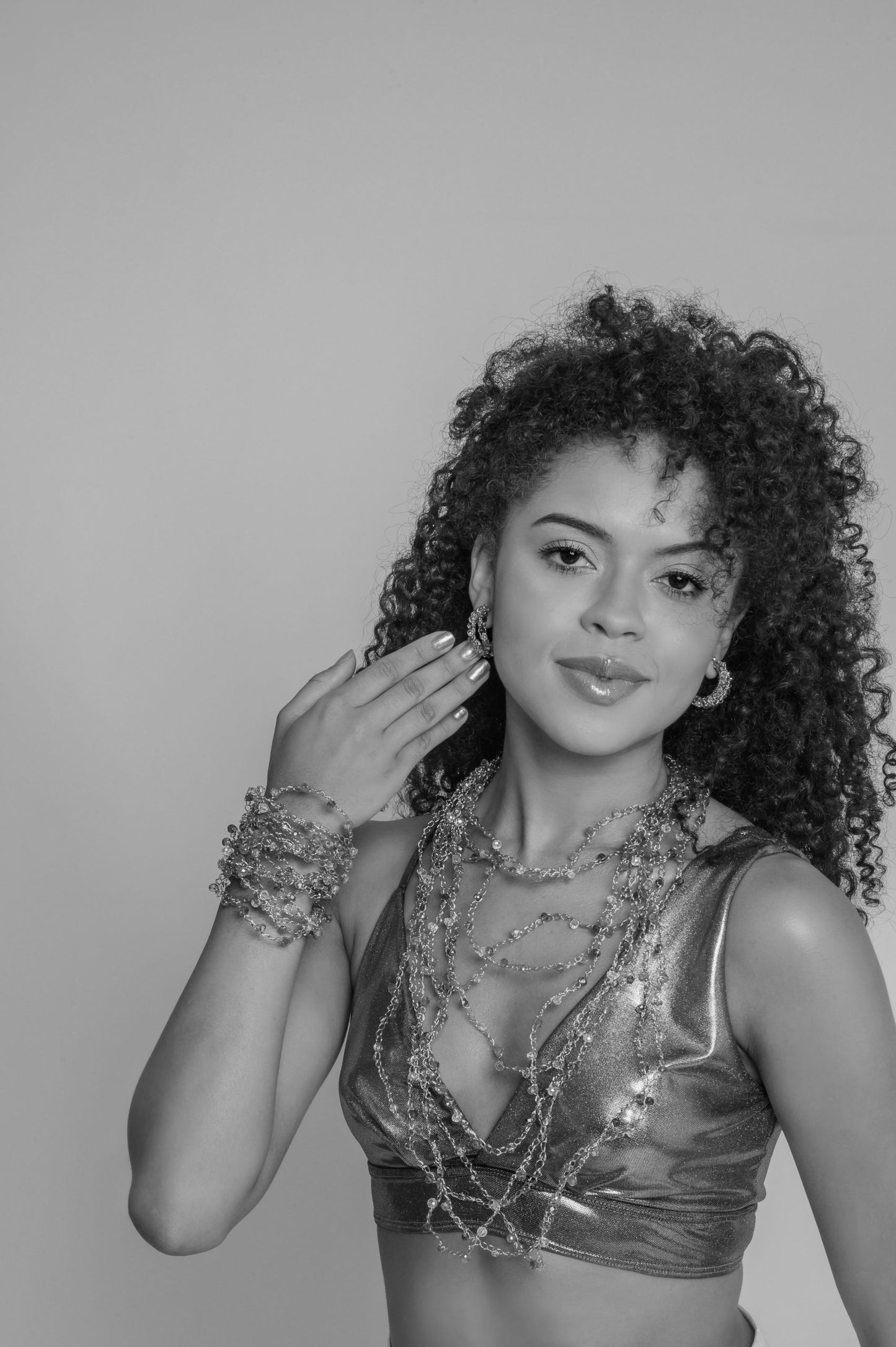 Neon Pink Nina Handmade Crochet Hoops