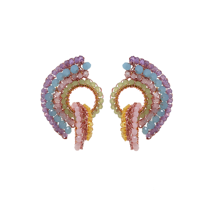 Pastel Mix Sophia Handmade Crochet Earrings