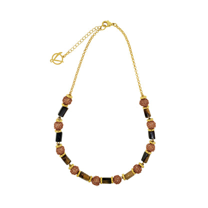 Mocha Mix Nara Handmade Crochet Necklace