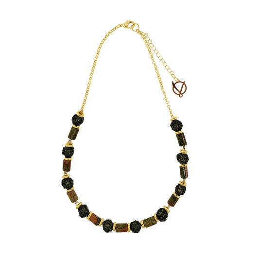 Unakita Mix Nara Handmade Crochet Necklace
