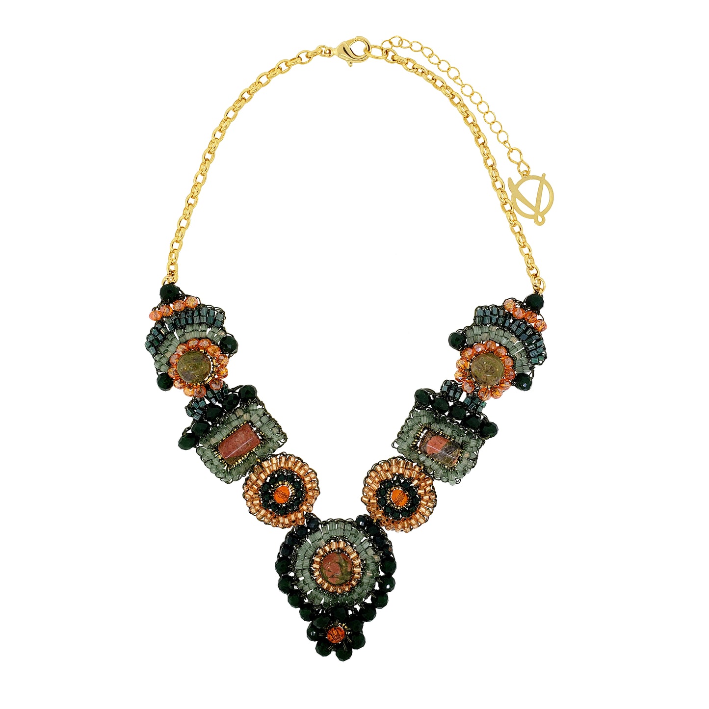 Unakita Mix Elara Handmade Crochet Necklace