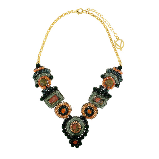 Unakita Mix Elara Handmade Crochet Necklace