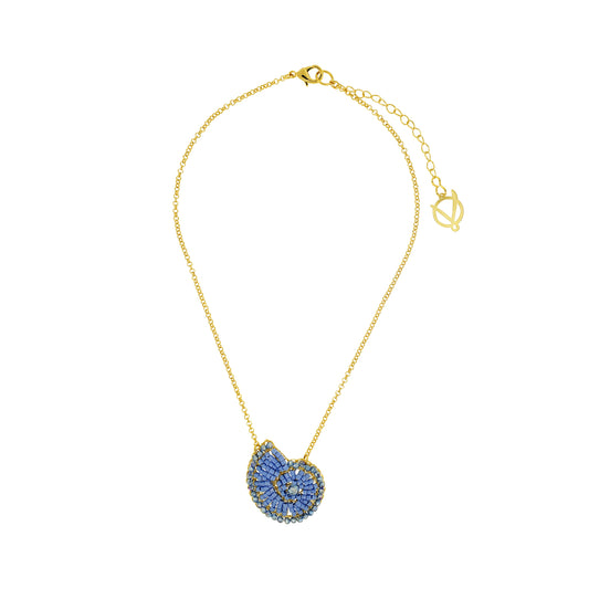 Sky Blue Mix Triton Handmade Necklace