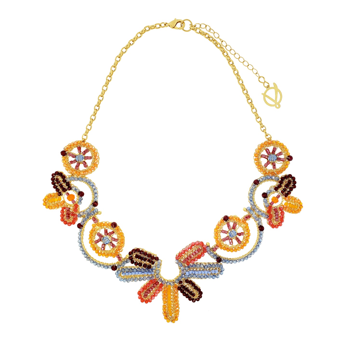 Sunrise Mix Solara Maxi Handmade Necklace