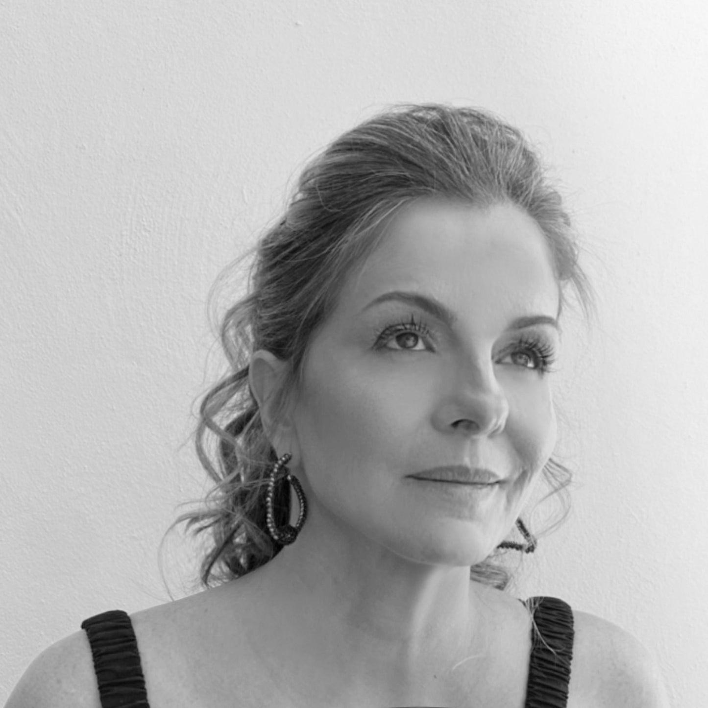 Pearl & Gold Ovaly Hoops Handmade Crochet Earrings