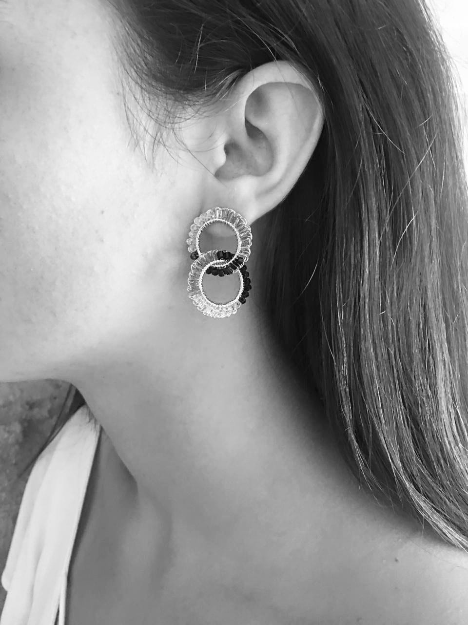 Multi & Black Nova Handmade Earrings