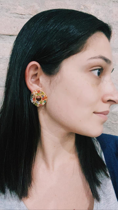 Multicolor Zoe Handmade Earrings