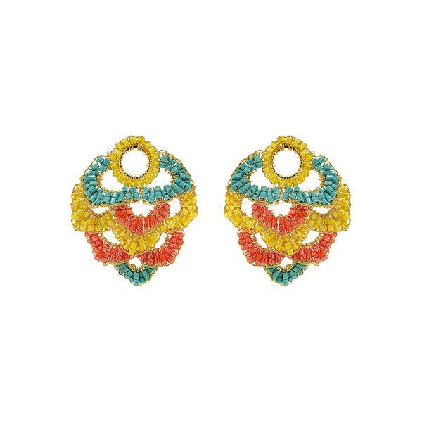 Summer Vibe Mix Mermaid Handmade Earrings