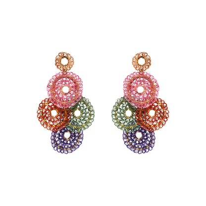 Sweet Gummy Mix Juliette Handmade Crochet Earrings