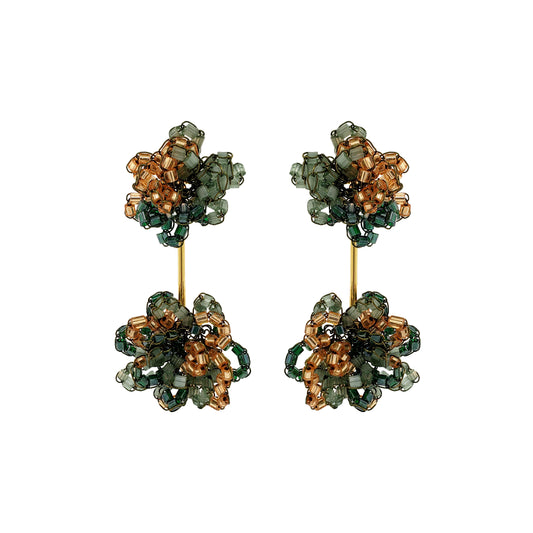 Unakita Mix Agatha Handmade Crochet Earrings