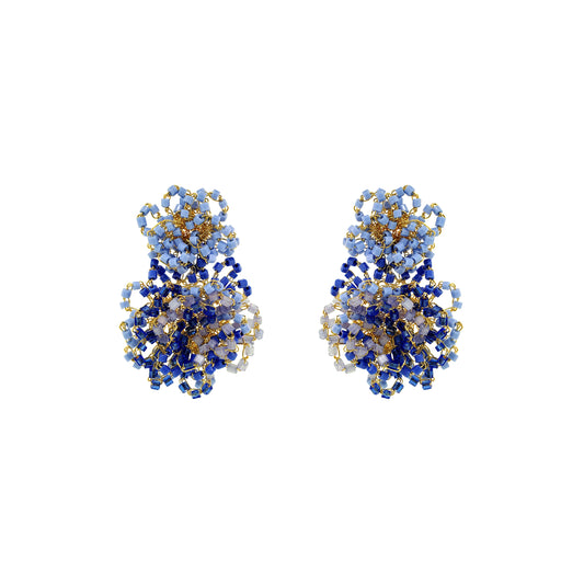 Sky Blue Mix Agnes Handmade Crochet Earrings