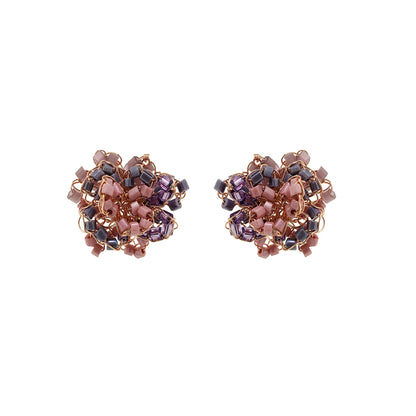 Breeze Lavender Mix Abbey Post Handmade Earrings