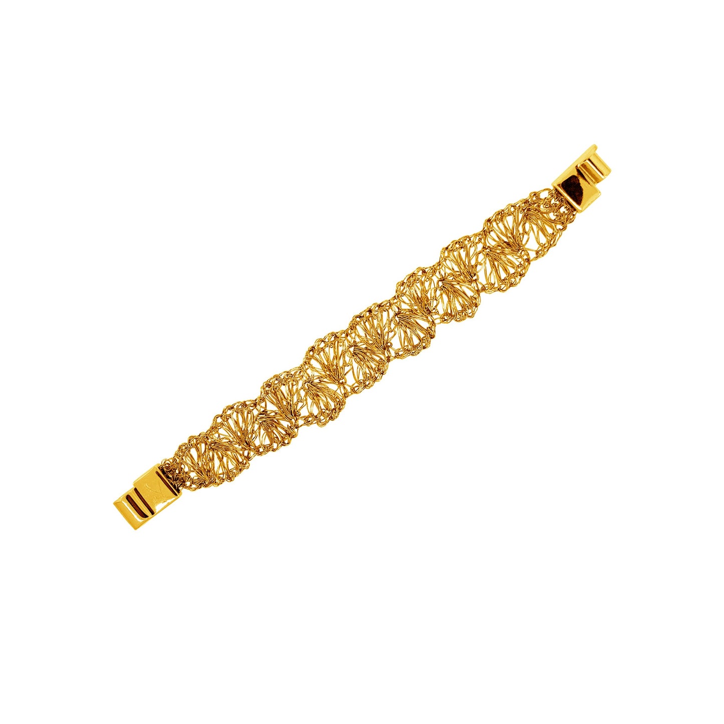 All Gold Shells Single Handmade Bracelet