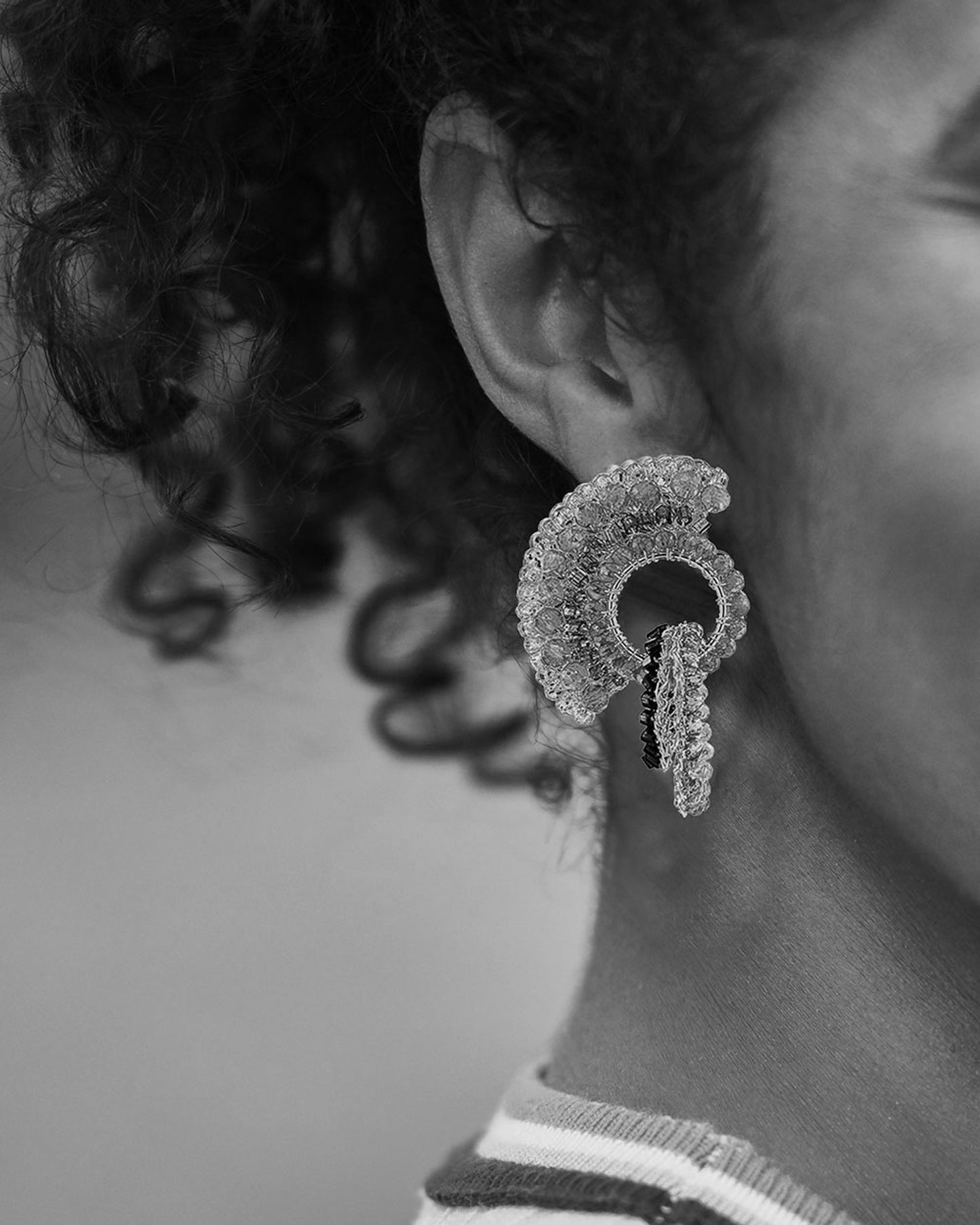 Golden Mix Sophia Handmade Crochet Earrings