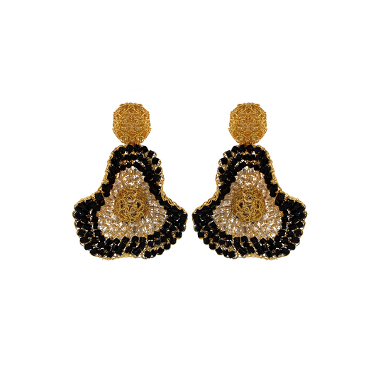 handmade-crochet-earrings-hoops-floral-studs-18k-gold-filled-wire-lightweight-hypoallergenic