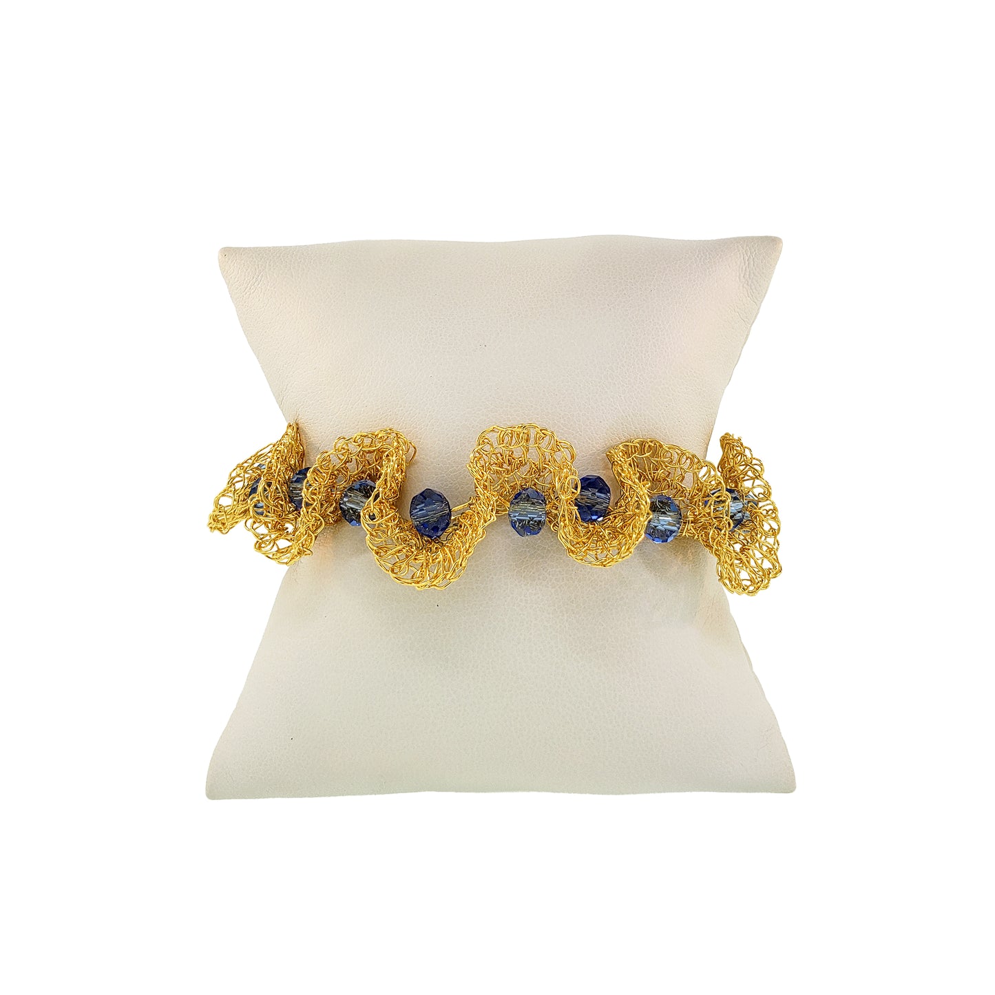 handmade-crochet-bracelet-with-unique-design-18k-gold-filled-wire-hypoallergenic-lightweight-statement