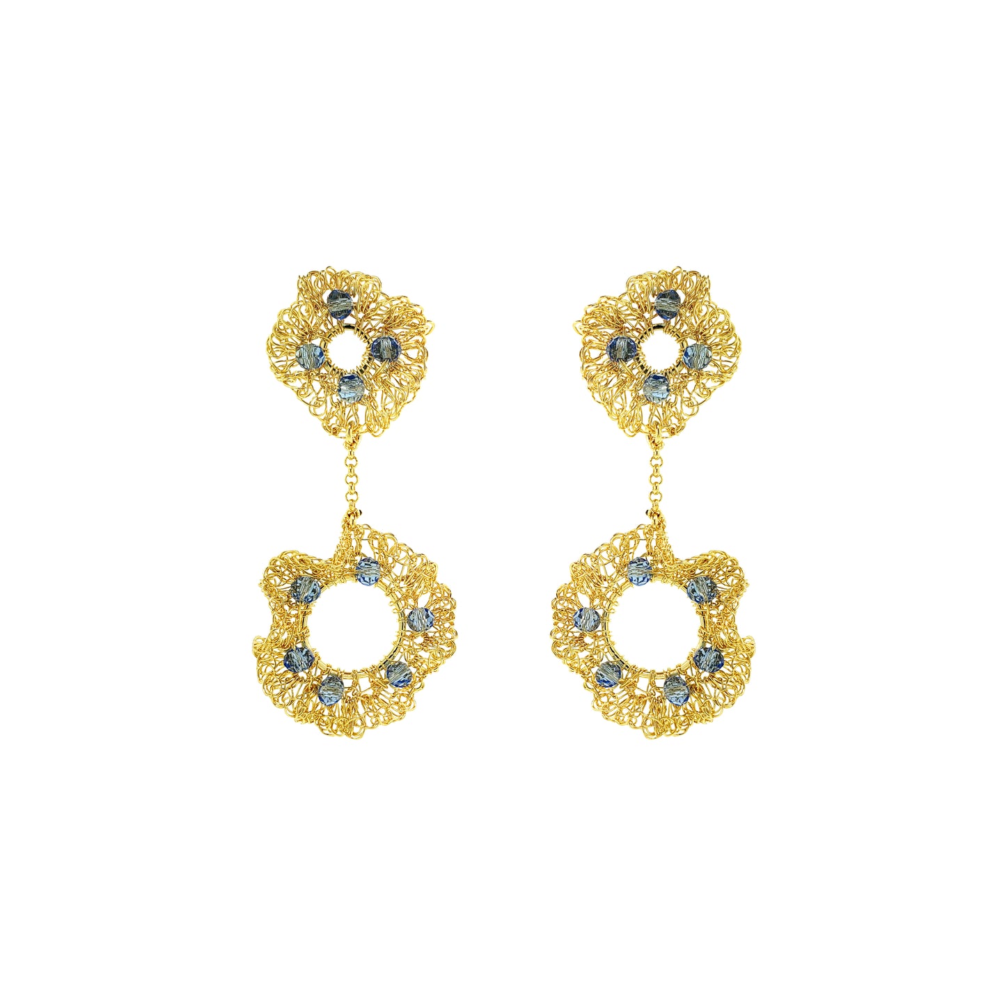 handmade-crochet-dangle-with-unique-design-18k-gold-filled-wire-hypoallergenic-lightweight-statement