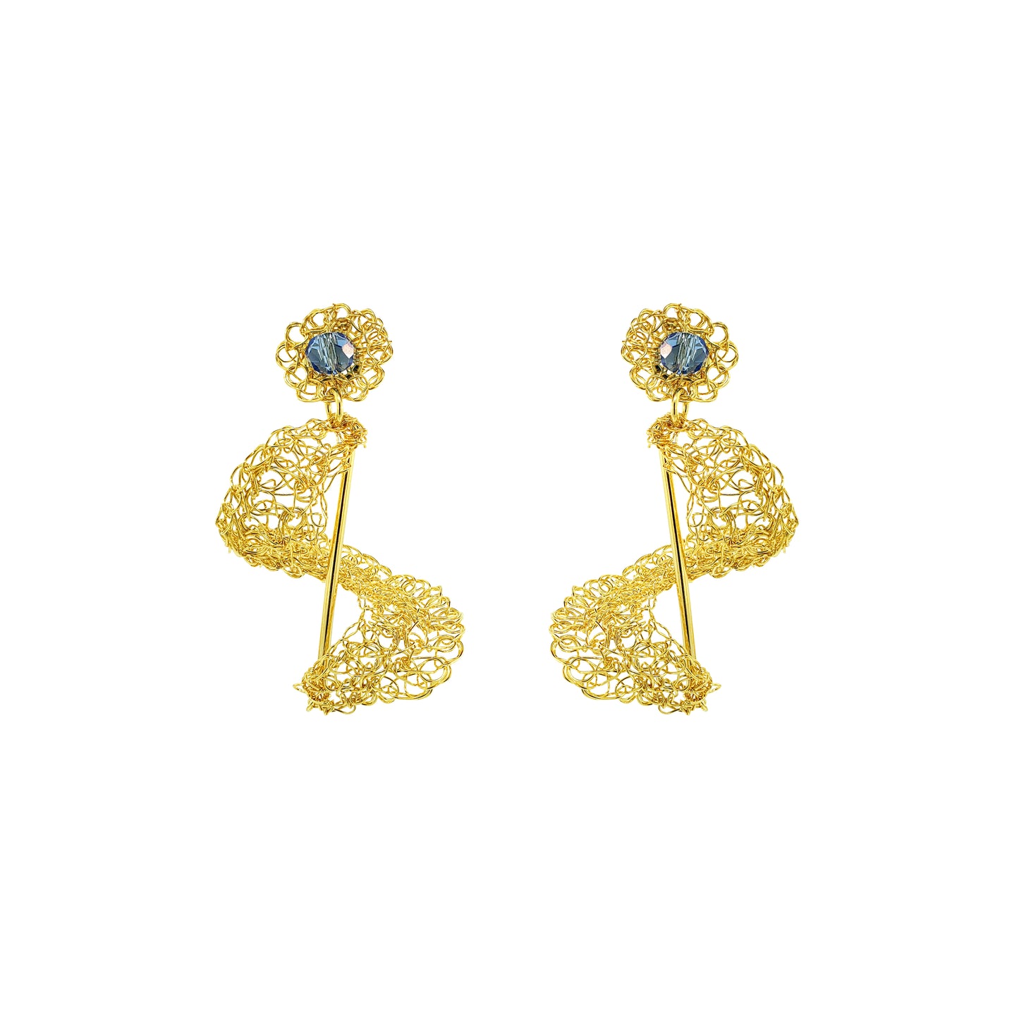 handmade-crochet-teardrop-with-unique-design-18k-gold-filled-wire-hypoallergenic-lightweight-statement