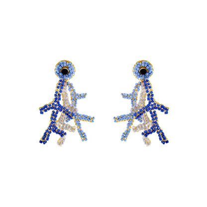 Branch-shaped-Blue-Gold-Coral-Handmade-Crochet-Earrings-18k-gold-filled-wire-hypoallergenic-lightweight-statement-soul-collection