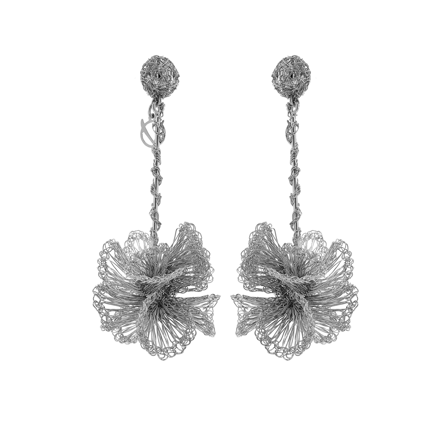 All Silver Eleanor Handmade Earrings