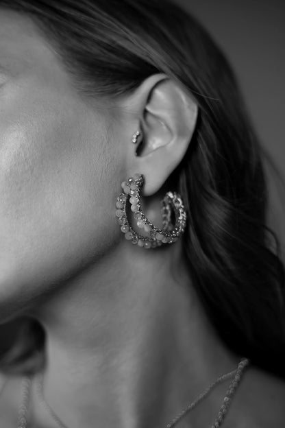 Double-Hoop-Gold-Nina-Maxi-Handmade-Crochet-Earrings-Model-18k-gold-filled-wire-hypoallergenic-lightweight-statement-brazilian-soul-collection