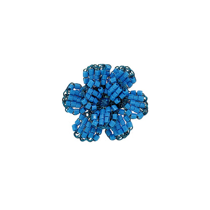 Flower-Electric-Blue-Blossom-Handmade-Crochet-Ring-18k-gold-filled-wire-hypoallergenic-lightweight-statement-brazilian-soul-collection-2