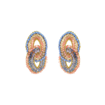 Geometric-Light-Pink-Blue-Gold-Kai-Duo-Handmade-Crochet-Earrings-18k-gold-filled-wire-hypoallergenic-lightweight-statement-soul-collection