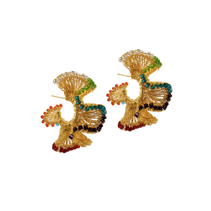 Multicolor-Gold-Handmade-Crochet-Hoop-Earrings-Rio-Hoops-18k-Gold-Filled-Hypoallergenic-Lightweight-Statement-Jewelry-Brazilian-Artisan-Made