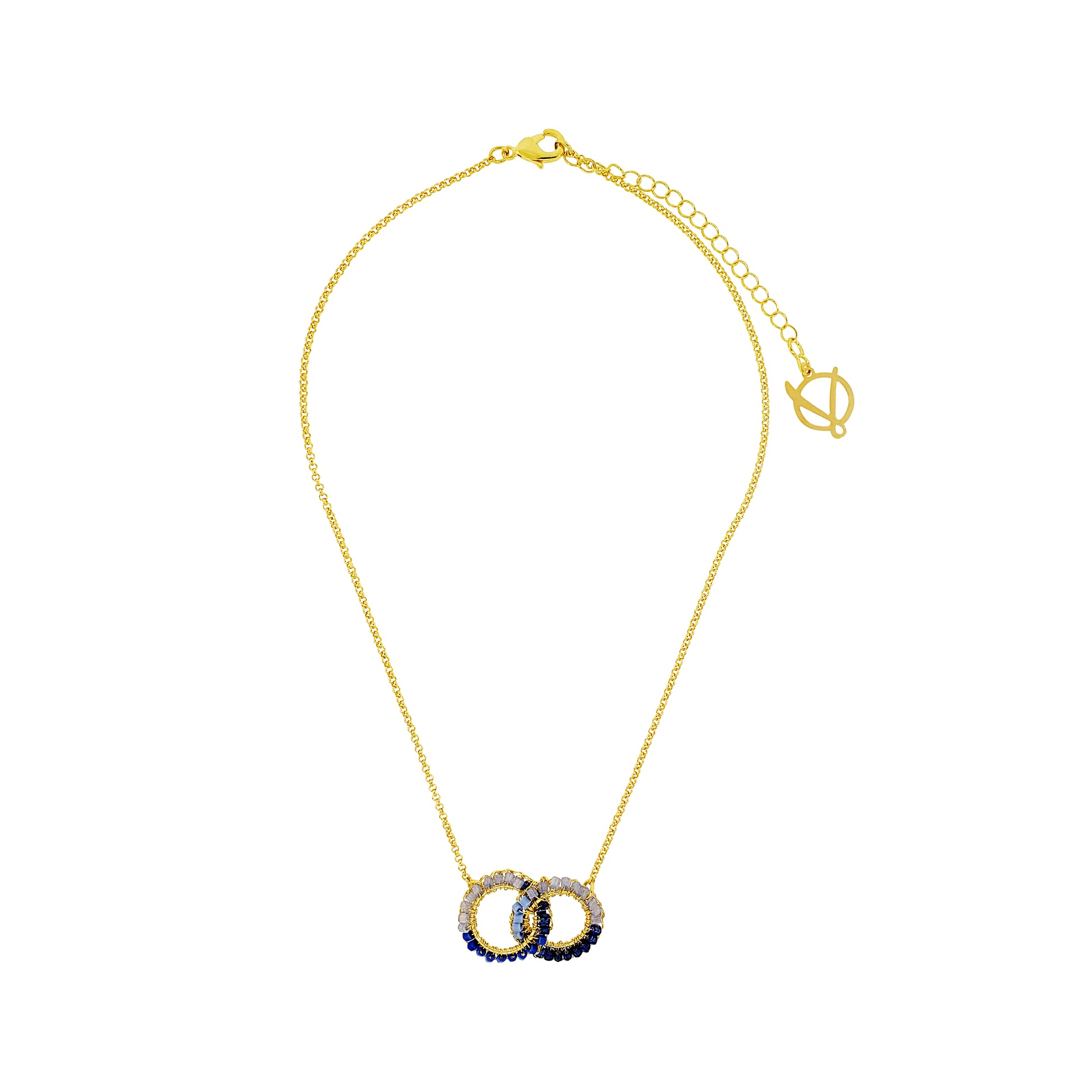 Hoops-Blue-Gold-Nova-Handmade-Crochet-Necklace-18k-gold-filled-wire-hypoallergenic-lightweight-statement-soul-collection
