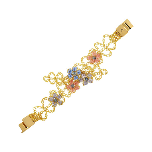 handmade-crochet-bracelet-with-unique-design-18k-gold-filled-wire-hypoallergenic-lightweight-statement