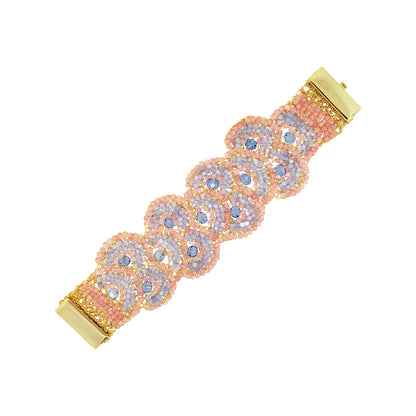 handmade-crochet-bracelet-with-unique-design-18k-gold-filled-wire-hypoallergenic-lightweight-statement