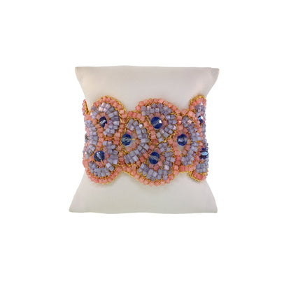 handmade-crochet-bracelet-with-unique-design-18k-gold-filled-wire-hypoallergenic-lightweight-statement