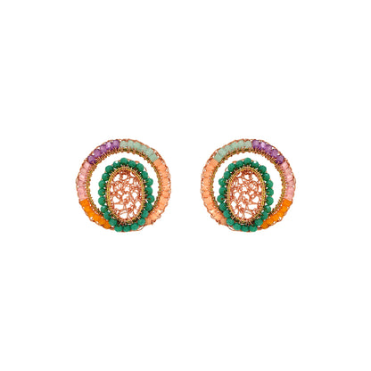 Maxi-Circle-Green-Purple-Pink-Orange-Mandy-Post-Handmade-Crochet-Earrings-18k-gold-filled-wire-hypoallergenic-lightweight-statement-brazilian-soul-collection