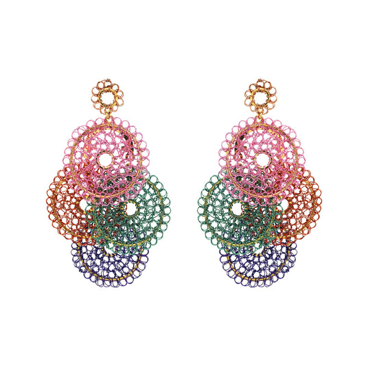 Mesh-Mandala-Green-Pink-Purple-Orange-Juliette-Maxi-Chandelier-Handmade-Crochet-Earrings-18k-gold-filled-wire-hypoallergenic-lightweight-statement-brazilian-soul-collection