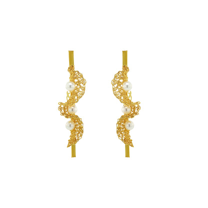 Pearl-Gold-Nalu-Drop-Handmade-Crochet-Earrings-handmade-crochet-drop-with-unique-design-18k-gold-filled-wire-hypoallergenic-lightweight-statement