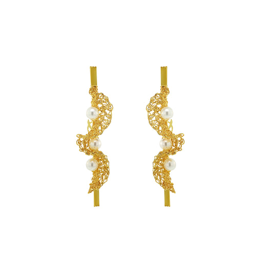 Pearl-Gold-Nalu-Drop-Handmade-Crochet-Earrings-handmade-crochet-drop-with-unique-design-18k-gold-filled-wire-hypoallergenic-lightweight-statement